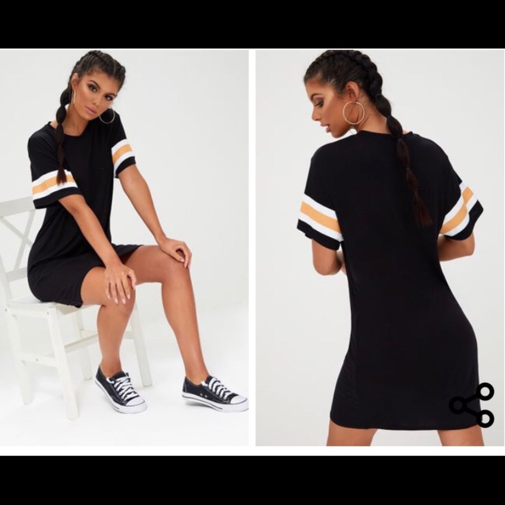 Pretty little thing jersey t shirt dress 6